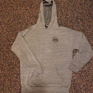 relaxed stussy pullover with hood
